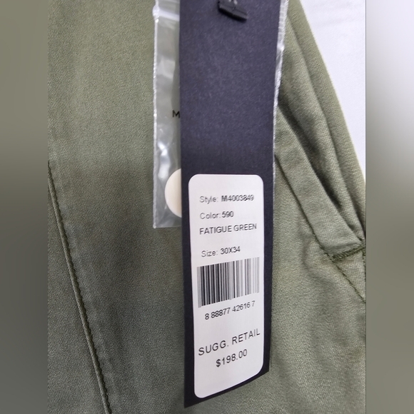 MARC by Marc Jacobs size 30×34 fatigue green khakis Martin low rise Skinny fit - Picture 4 of 8